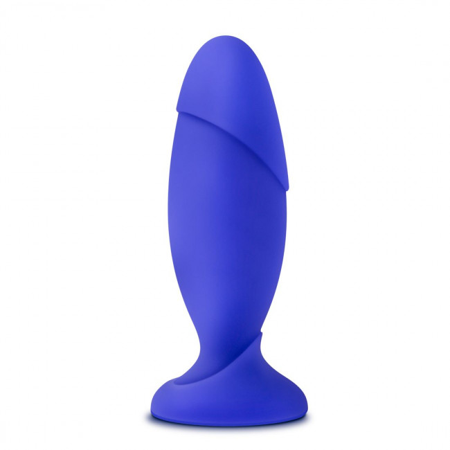Синяя пробка-фаллос Performance Rocket Plug - 17,8 см., Blush Novelties