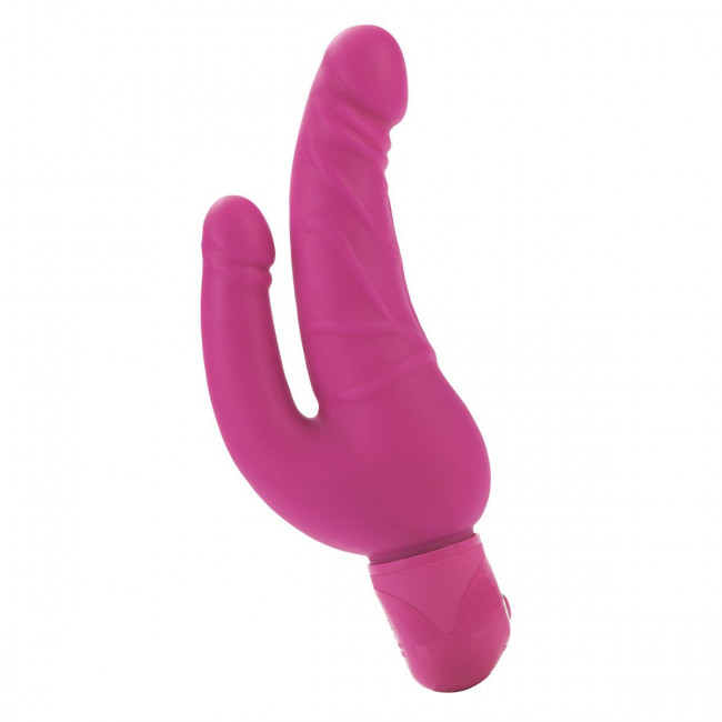 Вибромассажер Power Stud Over & Under Dongs - 27 см., California Exotic Novelties