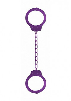 Металлические фиолетовые оковы Pleasure Legcuffs, Shots Media BV