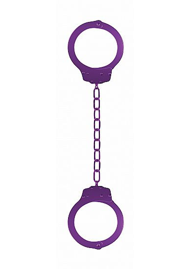 Металлические фиолетовые оковы Pleasure Legcuffs, Shots Media BV