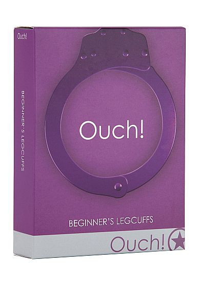 Металлические фиолетовые оковы Pleasure Legcuffs, Shots Media BV