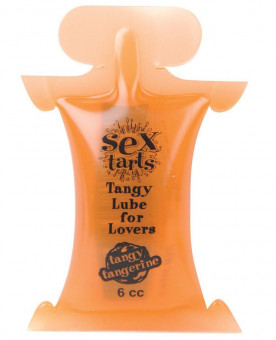 Вкусовой лубрикант с ароматом мандарина Sex Tarts Lube - 6 мл., Topco Sales