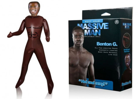 Надувной секс-мужчина с фаллосом MASSIVE MAN BENTON G. LOVE DOLL, NMC