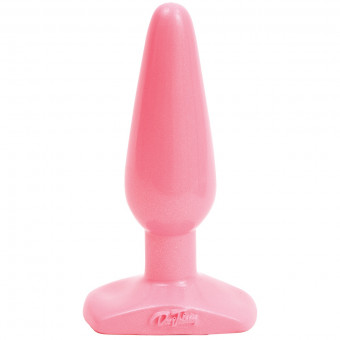 Розовая пробка для анальной стимуляции HOT PINK - 12,3 см., Doc Johnson