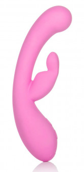 Перезаряжаемый вибратор Rechargeable G Jack Rabbit - 16,5 см., California Exotic Novelties