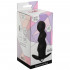 Чёрная фигурная анальная вибропробка Spiral Anal Plug - 12 см., Lola toys Чёрная фигурная анальная вибропробка Spiral Anal Plug - 12 см., Lola toys