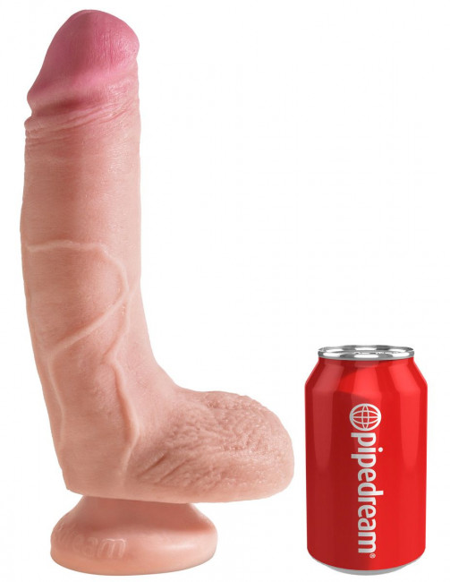 Фаллоимитатор с мошонкой Dual Density 8" Cock - 20,3 см., Pipedream Фаллоимитатор с мошонкой Dual Density 8" Cock - 20,3 см., Pipedream