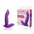 Фиолетовый силиконовый вибромассажер Cosmo - 9,5 см., Bior toys Фиолетовый силиконовый вибромассажер Cosmo - 9,5 см., Bior toys