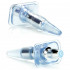 Голубая анальная пробка Vibrating High Intensity Probe - 9,5 см., California Exotic Novelties