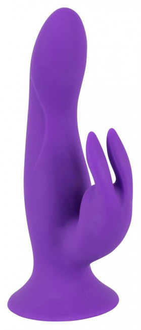 Фиолетовый силиконовый вибратор типа rabbit Pure Lilac Vibes Rabbit - 18 см., Orion