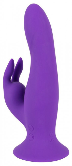 Фиолетовый силиконовый вибратор типа rabbit Pure Lilac Vibes Rabbit - 18 см., Orion