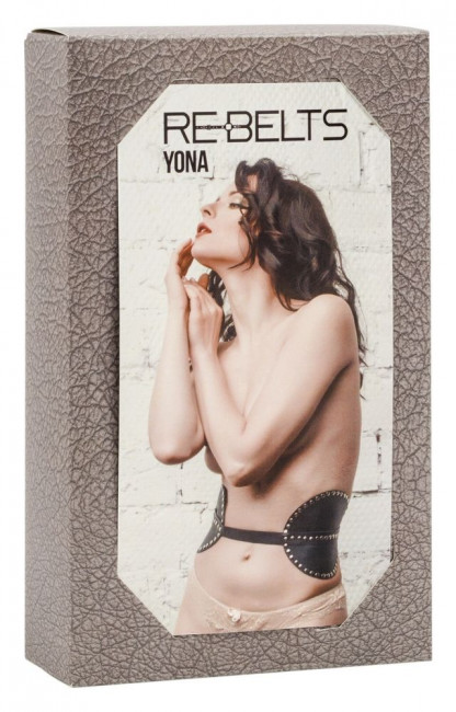 Пояс с клёпками Yona Black , Rebelts