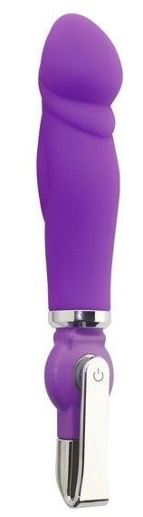Фиолетовый вибратор ALICE 20-Function Penis Vibe - 17,5 см. Фиолетовый вибратор ALICE 20-Function Penis Vibe - 17,5 см.
