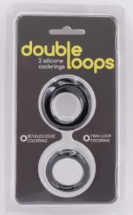 Набор из 2 эрекционных колец Double Loops, Gopaldas