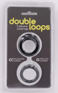 Набор из 2 эрекционных колец Double Loops, Gopaldas