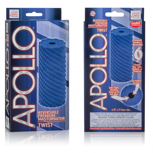 Мастурбатор APOLLO TWIST BLUE, California Exotic Novelties Мастурбатор APOLLO TWIST BLUE, California Exotic Novelties