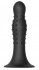 Черный анальный стимулятор NUBBED PLUG - 13,5 см., Dream Toys