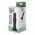 Черный анальный стимулятор NUBBED PLUG - 13,5 см., Dream Toys