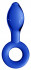 Синяя анальная пробка Plugger - 11,9 см., Shots Media BV