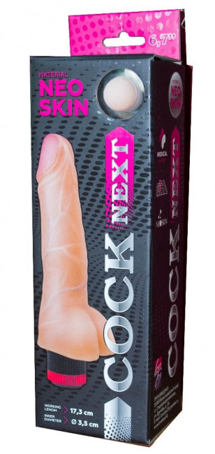 Реалистичный вибромассажёр COCK NEXT 6" - 17,3 см. , LOVETOY (А-Полимер)