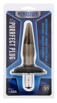 Дымчатая вибровтулка Purrfect Plug Smoke - 9,5 см., Dream Toys