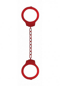 Металлические красные оковы Pleasure Legcuffs, Shots Media BV