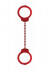 Металлические красные оковы Pleasure Legcuffs, Shots Media BV