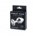 Анальная пробка BUTT PLUG  Small с прозрачным кристаллом - 7 см., Anal Jewelry Plug