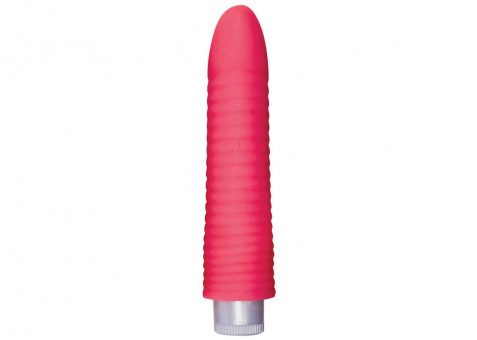 Супер нежный вибратор Climax Skin розового цвета - 20 см., Topco Sales