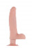 Телесный вибратор на присоске REALSTUFF 8INCH VIBRATOR - 20 см., Dream Toys