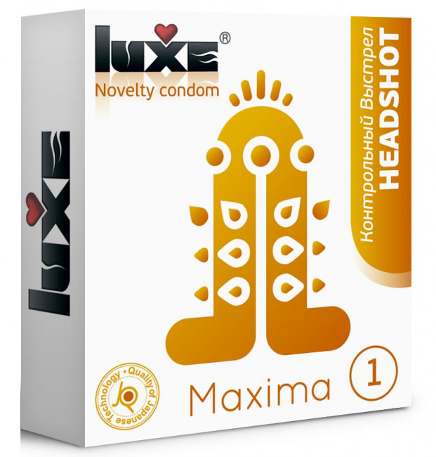 Презерватив Luxe Maxima WHITE "Контрольный Выстрел" - 1 шт., Luxe Презерватив Luxe Maxima WHITE "Контрольный Выстрел" - 1 шт., Luxe