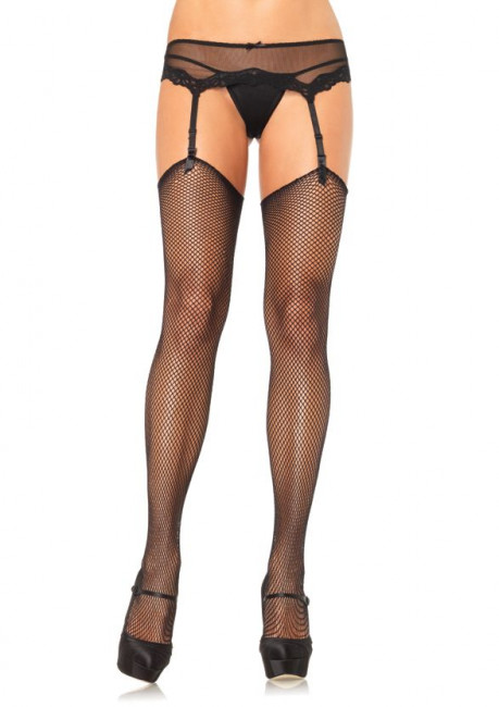 Чулочки-сетка без резинки FISHNET STOCKINGS, Leg Avenue Чулочки-сетка без резинки FISHNET STOCKINGS, Leg Avenue