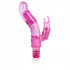 Розовый вибромассажер 10-Function Bendie Bounding Bunny Vibes - 22,8 см., California Exotic Novelties
