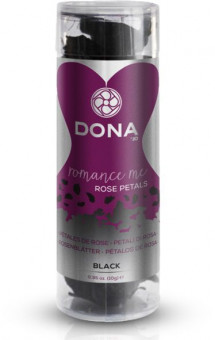 Декоративные чёрные лепестки роз DONA Rose Petals , System JO