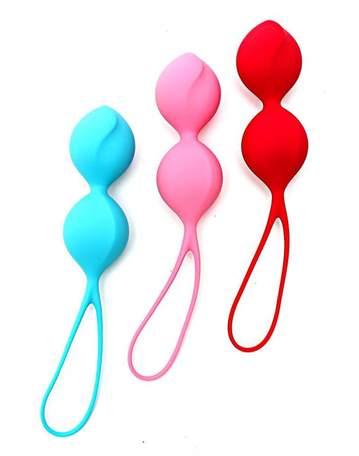 Набор из 3 двойных вагинальных шариков Satisfyer Balls, Satisfyer Набор из 3 двойных вагинальных шариков Satisfyer Balls, Satisfyer