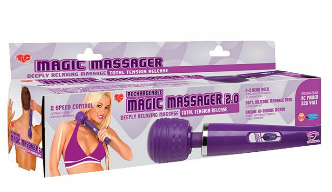 Перезаряжаемый массажер TLC Rechargeable Magic Massager 2.0, Topco Sales Перезаряжаемый массажер TLC Rechargeable Magic Massager 2.0, Topco Sales