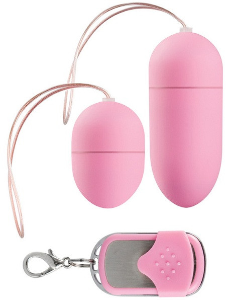 Розовые виброяйца Vibrating egg Two-pack с пультом ДУ, Shots Media BV Розовые виброяйца Vibrating egg Two-pack с пультом ДУ, Shots Media BV