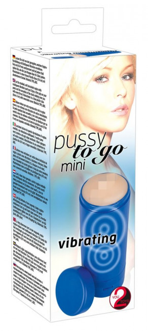 Вибромастурбатор-вагина Pussy to go mini vibrating , Orion Вибромастурбатор-вагина Pussy to go mini vibrating , Orion