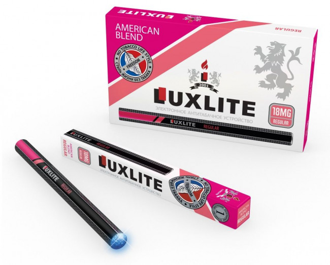 Одноразовое электронное антитабачное устройство REGULAR, Luxlite