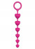 Розовая анальная цепочка с шариками-сердечками HEART BEADS - 23 см., Dream Toys Розовая анальная цепочка с шариками-сердечками HEART BEADS - 23 см., Dream Toys