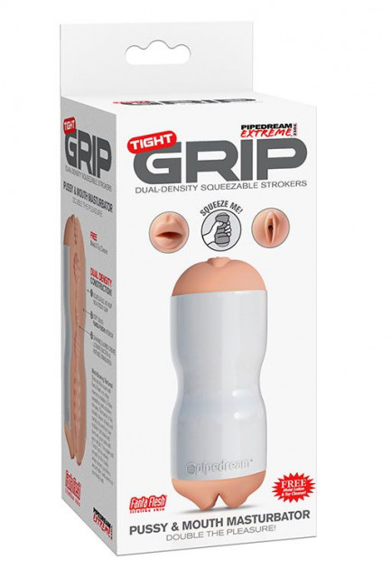 Мастурбатор вагина-ротик Pipedream Extreme Toyz Tight Grip Pussy & Mouth, Pipedream Мастурбатор вагина-ротик Pipedream Extreme Toyz Tight Grip Pussy & Mouth, Pipedream