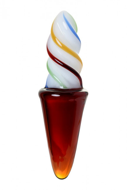 Коническая стеклянная анальная втулка Sexus Glass - 16 см., Sexus Коническая стеклянная анальная втулка Sexus Glass - 16 см., Sexus