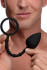 Эрекционное кольцо с каплевидной анальной пробкой Imbed Silicone Anal Plug and Cock Ring, XR Brands