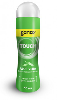 Заживляющая смазка на водной основе Ganzo Aloe Vera - 50 мл., Ganzo