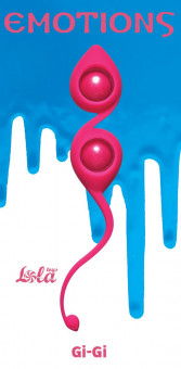 Розовые вагинальные шарики Emotions Gi-Gi, Lola toys