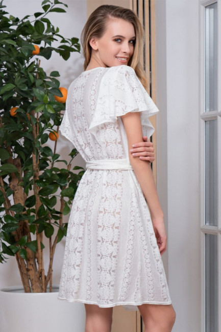 Короткий халат Lilia с рукавом в виде оборки, Mia&Mia Короткий халат Lilia с рукавом в виде оборки, Mia&Mia