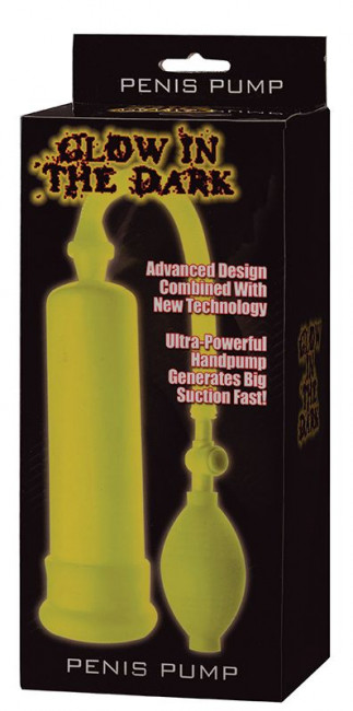 Светящаяся в темноте помпа GLOW IN THE DARK PENIS PUMP, Seven Creations Светящаяся в темноте помпа GLOW IN THE DARK PENIS PUMP, Seven Creations