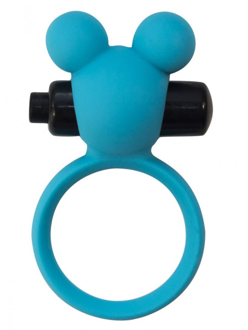 Голубое эрекционное виброколечко Emotions Minnie Breeze, Lola toys