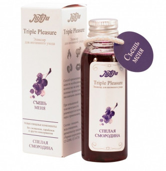 Эликсир Triple Pleasure "Спелая смородина" - 65 гр., JULEJU Эликсир Triple Pleasure "Спелая смородина" - 65 гр., JULEJU
