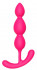 Розовый анальный стимулятор SILKY SMOOTH T-TEARDROP - 11 см., Dream Toys